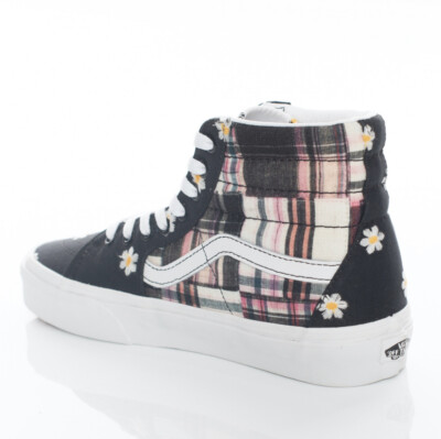 Vans Womens Sk8 Hi Floral Plaid Patchwork ~ Various sizes | eBay