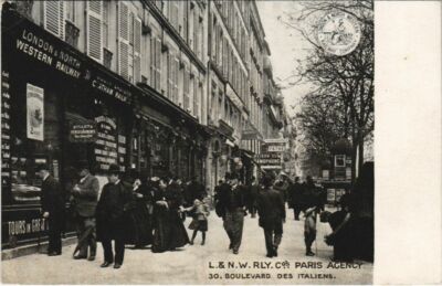 CPA AK PARIS 9e 30. Bd des Italiens Agency (925067)