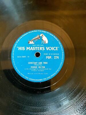 RONNIE HILTON - TWO DIFFERENT WORLDS /CONSTANT AND TRUE 10'' 78 RPM