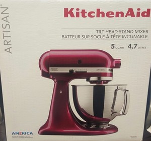 Kitchenaid 5qt Artisan Tilt Head Stand Mixer Bordeaux Ksm150psbx