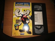 L'Incorreggibile Braccio Di Ferro VHS Cartonata Ed. Fabbri Editore