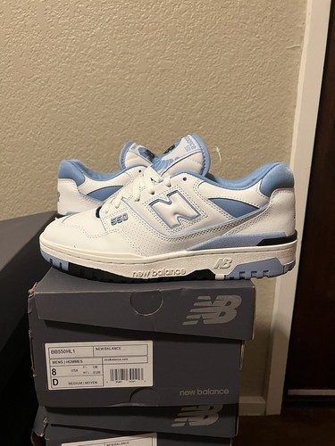 New Balance 550 UNC White University 