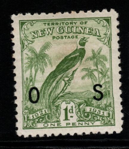 NEW GUINEA SGO31 1931 1d GREEN MTD MINT - Afbeelding 1 van 1