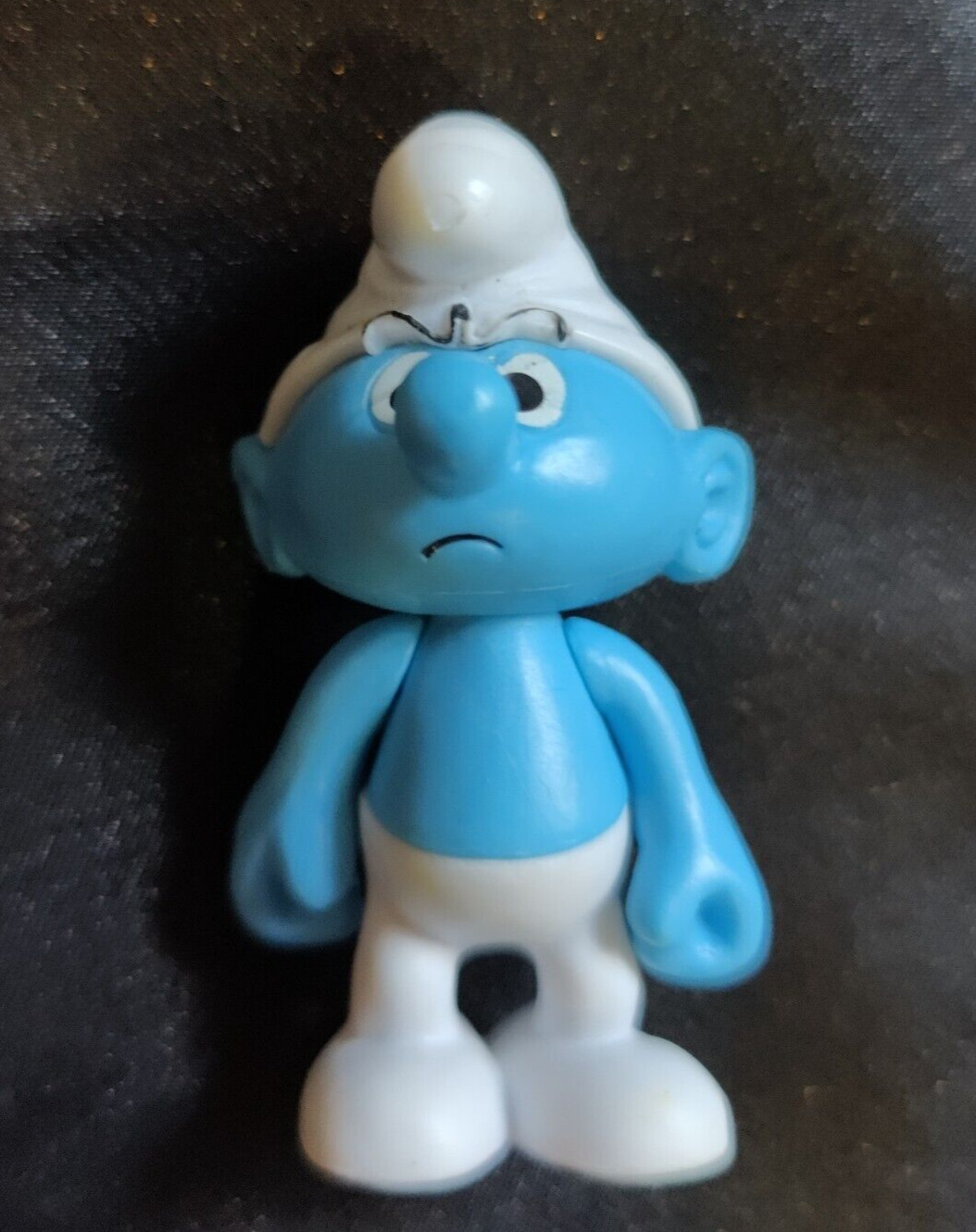 The SMURFS Grouchy Smurf 2 Inch Figure Jakks Pacific 2008 Peyo