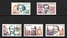 FRANCE 1963 Série Complète  N° 1382 à 1386 NEUFS **  LUXE MNH