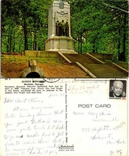 Marietta GA Illinois Monument Postcard Used (47089)