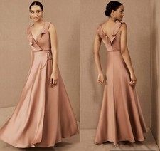 BHLDN Sachin & Babi Tansy Satin Charmeuse Maxi Dress. Size 2