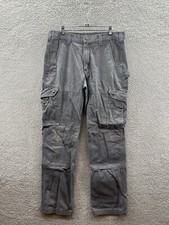 Carhartt Pants Men 34x34 Double Knee Utility Cargo Ripstop Gray B342 GVL