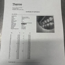 TESTING SERVICE ONLY XRF Precious METAL ANALYSIS NITON DXL ANALYZER Please READ