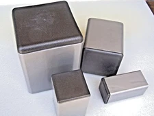 Plastic Insert Caps & Plugs the open end of a 4" Square Tube 1/4"-3/16" wall