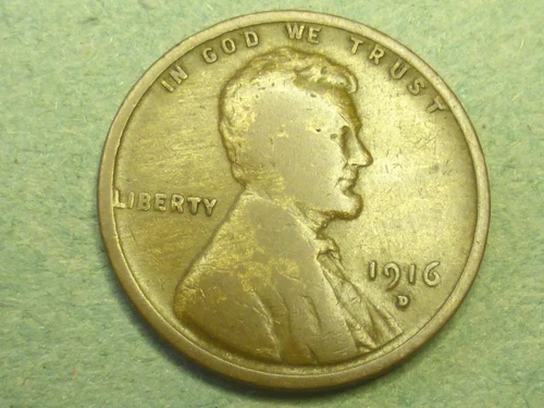 1916-D LINCOLN CENT GOOD