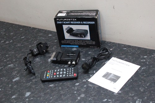 Futuristix DVB-T Scart Receiver & Recorder Boxed UNTESTED