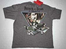 YoungLA x Attack On Titan Classic Tees Titan Trio Small Size NEW WITH TAGS 