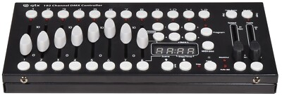 QTX 192 Kanal DMX Controller, 8 Kanal Slider mit Seite nach oben und Seite nach unten