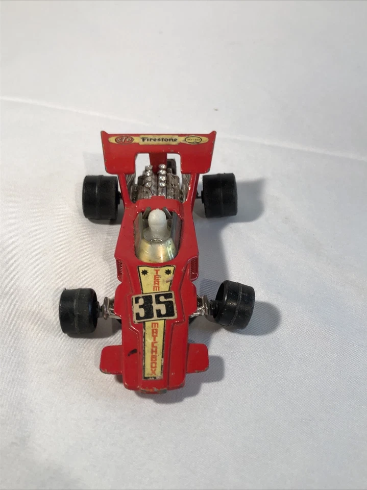 Vintage  Matchbox Speed Kings Red  1971 K-35 Formula 1 Indy Racer - Image 2 of 4