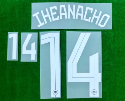 OFFICIAL NIGERIA AWAY 2020-21 PLAYER NAME NUMBERING PRINT