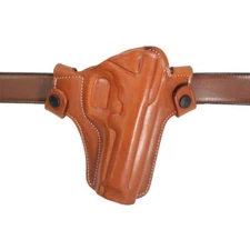 Handmade Leather OWB Carry  Belt Snapped Gun Holster For  Various Pistol
