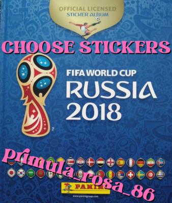PANINI CHOOSE MISSING FIGURES WORLD CUP RUSSIA 2018 PINK MANCOLISTA 480 - 669