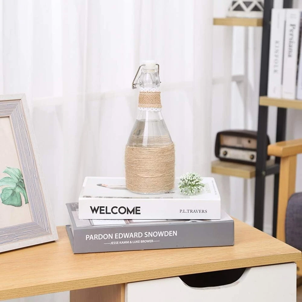 Cuerda de cuerda de yute cuerda de cáñamo - 328 pies 2 mm 3 capas rollos de cuerda de arpillera natural hágalo usted mismo Foto 3 de 4