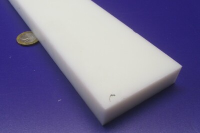 HDPE White Bar 3/4'' Thick x 2.75'' Wide x 36'' Long