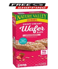 Nature Valley Crispy Creamy Strawberry Wafer Bars, 20 ct.