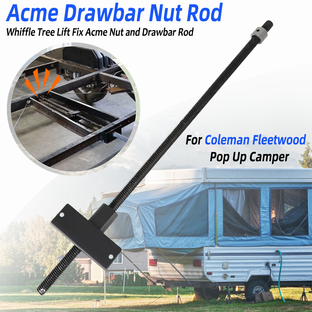 For Coleman Fleetwood Pop Up Camper Acme Drawbar Nut Rod