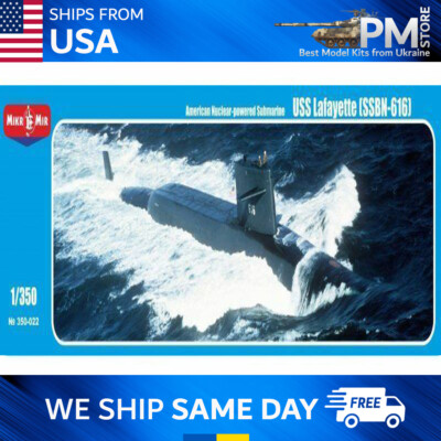 Mikro Mir 350-022 U.S. nuclear-powered submarine Lafayette SSBN-616 1/350