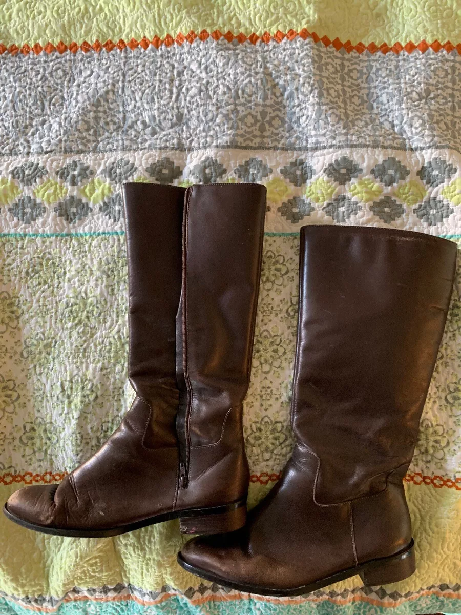 Real leather hotsell riding boots womens