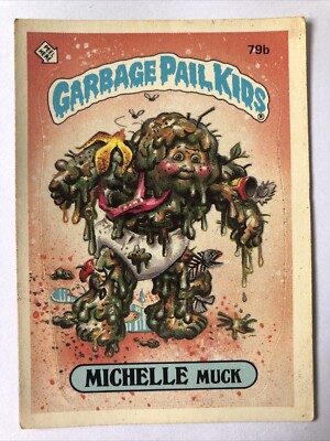 Garbage Pail Kids Topps Original Series 2 Sticker 1985 Michelle Muck 79b