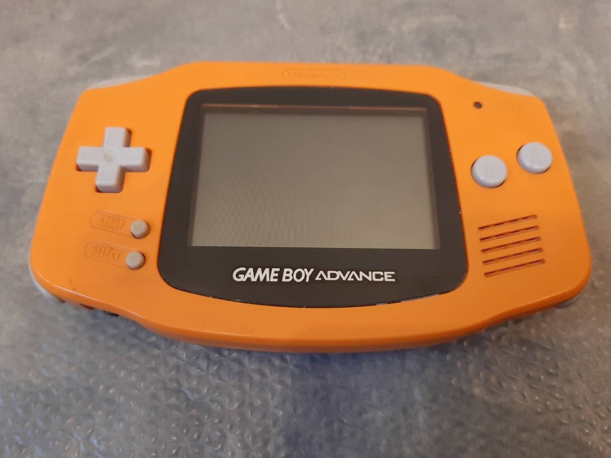 Nintendo Game Boy Advance GBA Orange Handheld Console In Box JP | eBay