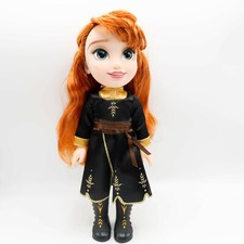 Disney Frozen 2 Anna Doll 14" Toddler Black Dress Petite Travel 2020 Animator