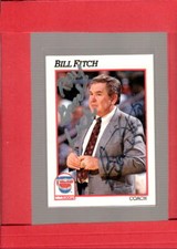 1991-92 Hoops #237 Bill Fitch NM Near Mint NJ Nets CO  Autograph JSA ID:57002