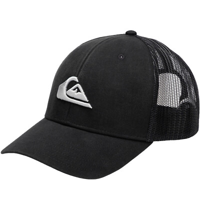 Baseball Trucker Mütze Quiksilver Herren Grounder Druckknopflasche verstellbar