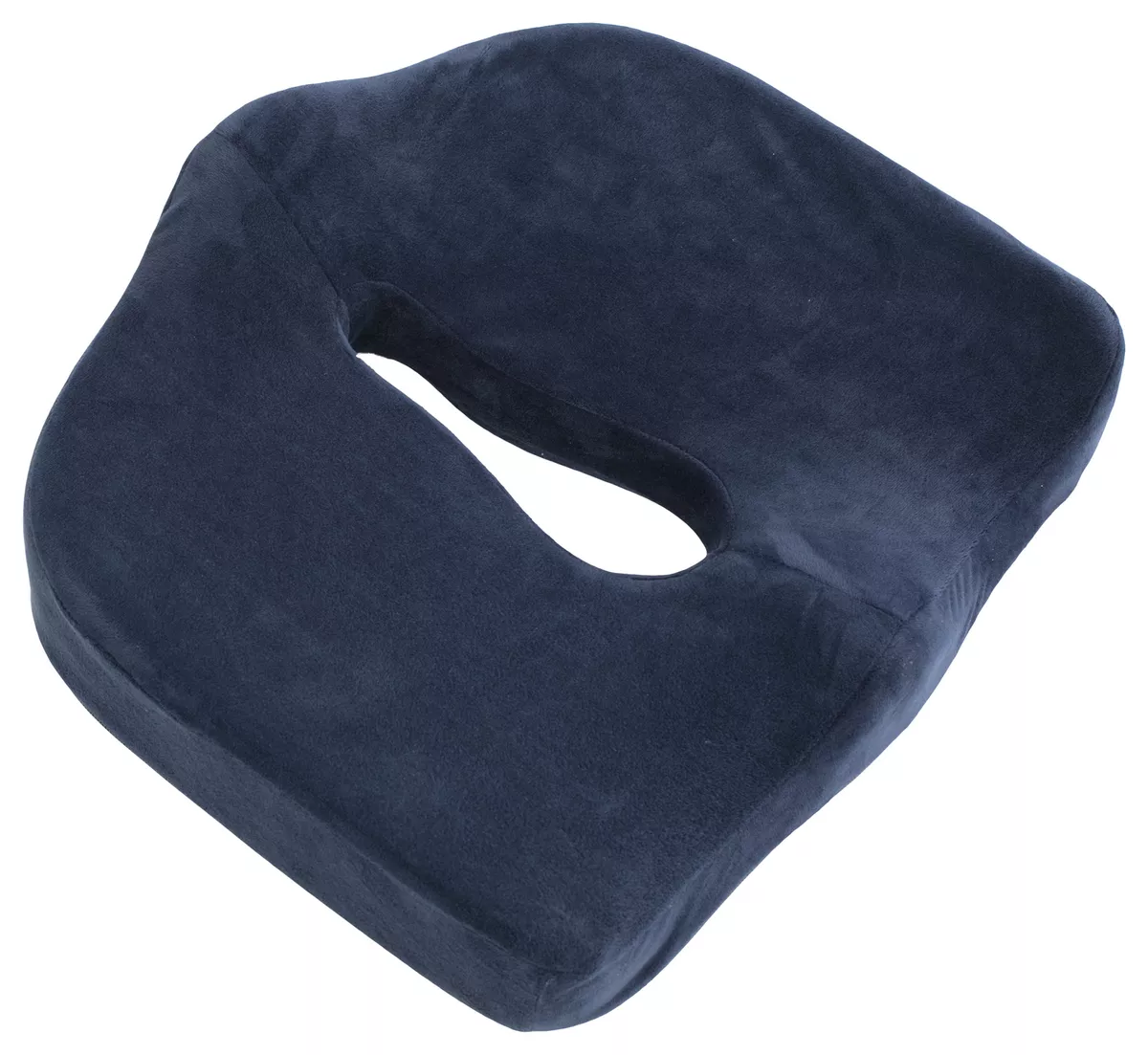 Specialty Medical Coccyx Support - High Density Foam Seat Cushion, Navy Blue