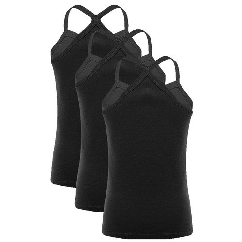 Kids Girls Vest Gymnastics 3Pcs/Set Weekend Y-Back Camisole Running Tops Beach - Picture 69 of 102