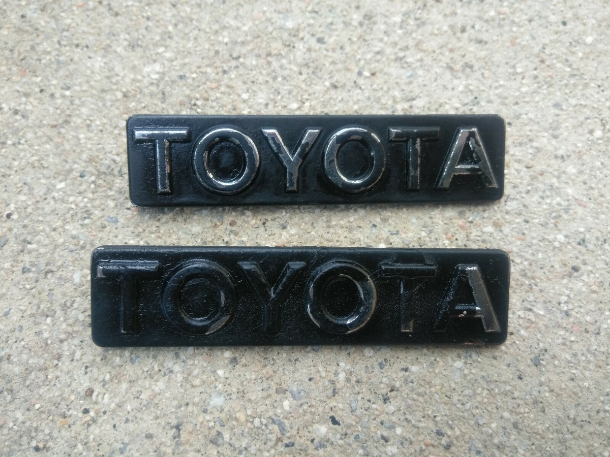 1984-1988 Toyota Pickup OEM Cab Pillar Badge Nameplate Logo