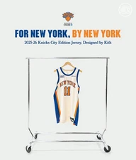Authentic Jalen Brunson New York Knicks City Edition Nike ADV Jersey Size 48/L