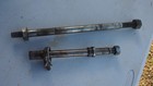 70s Harley Davidson XLCR Cafe Racer Sportster front & rear wheel axle set