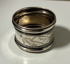 Silver Napkin Ring Vintage Old Rare 11,3gr decor