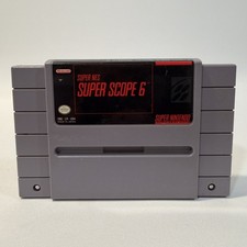 Super Scope 6 Super Nintendo SNES Light Gun Shooter Video Game Cartridge