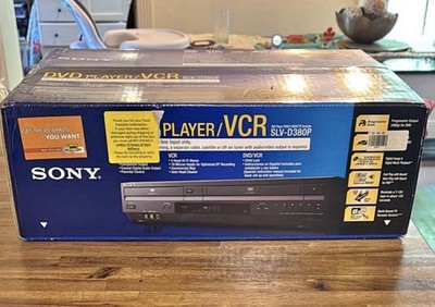 Sony SLV-D380P DVD & VCR VHS Recorder Combo Open Box