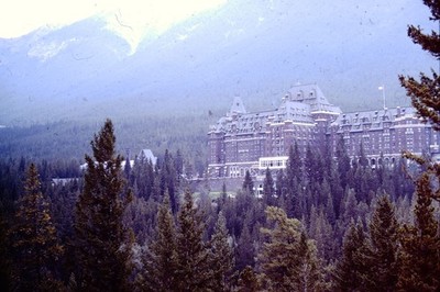 SEP 1975 Fairmont Banff Springs hotel Alberta Canada Slide CC-M