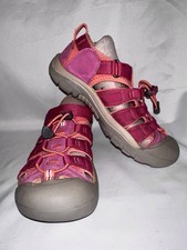 KEEN BIG KIDS SIZE 3 NEWPORT H2 OUTDOOR WATER SANDAL BERRY  CORAL SOLD OUT