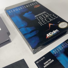 Total Recall (Nintendo NES, 1990) CIB Completo con P&oacute;ster NARC - Limpio - PROBADO