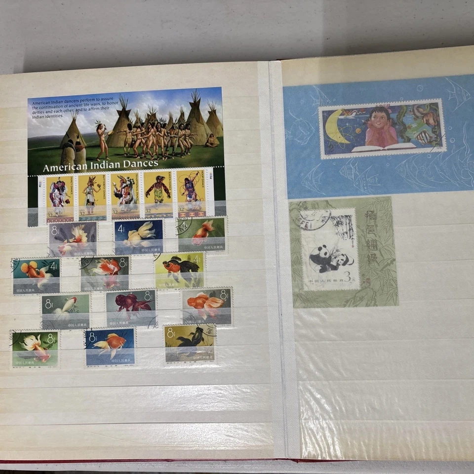 Лот марок Philatelist Dream всемирная коллекция United Nations USPS без наклеек - Изображение 4 из 4