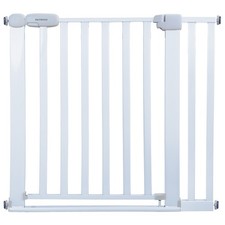 Barrière de Protection Grille D'Escaliers Blanc pour 76-97cm Passage 77cm Haute