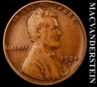1924-D Lincoln Wheat Cent - Scarce  Semi-key  Better Date  No Reserve  #K1066
