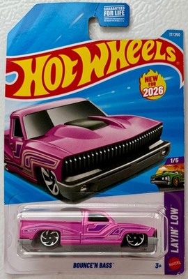 Hot Wheels 2026 Layin' Low Series #1/5 Bounce'n Bass #JJK69 1:64 Scale