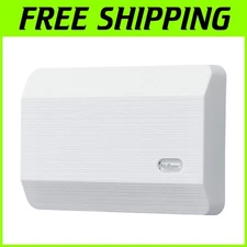 Classic White Wired Door Chime - Dual Tone Chimes for Front and Back Doors