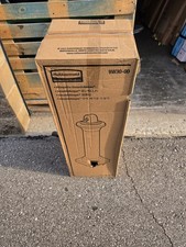 Rubbermaid 9W30-00 Tuscan GroundsKeeper Cigarette Waste Container, Black, New S1
